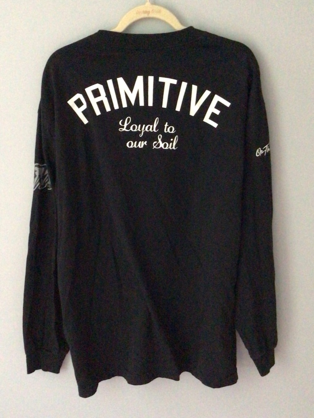 Primitive Men’s Black Long-Sleeve Skater T - Loyal to Our Soil